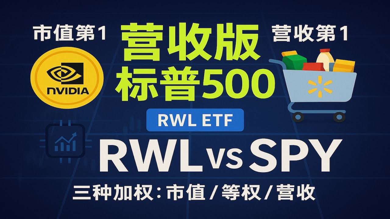 RWL：按营收加权的标普500！英伟达市值第1，营收排第几？｜RWL ETF vs SPY vs 等权重