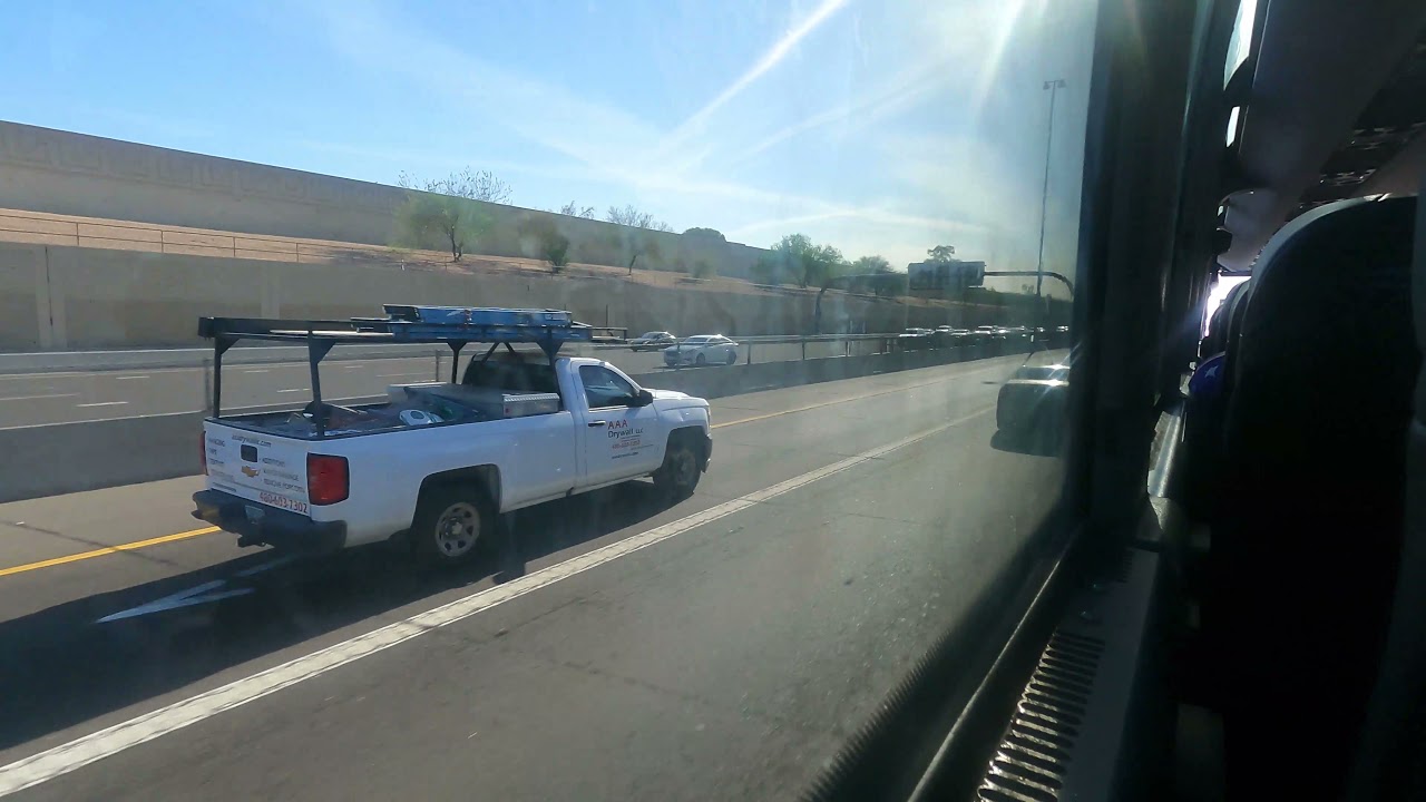 Phoenix, Arizona to Deming, New Mexico - Greyhound Bus Ride