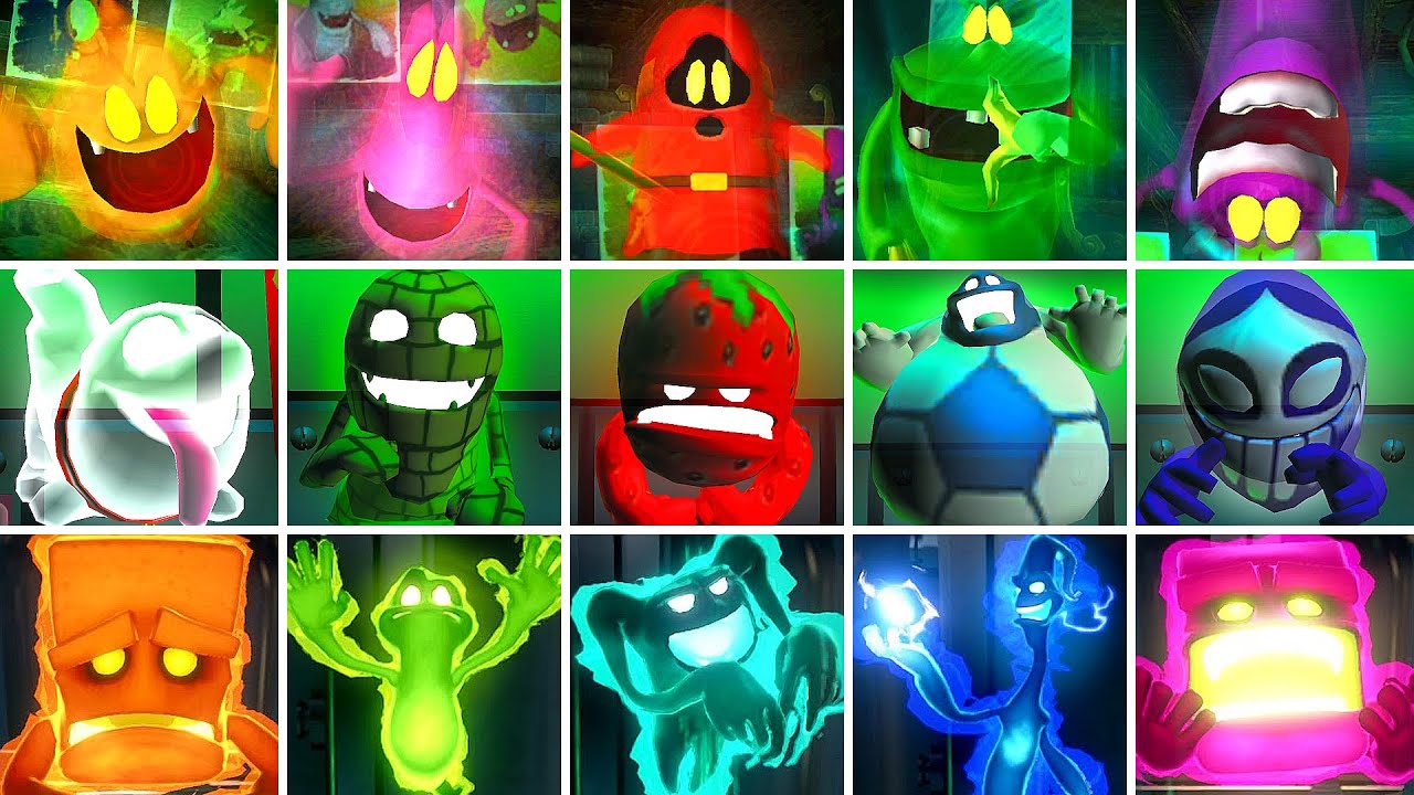 Luigi's Mansion Trilogy - All Ghosts (DLC Included)
