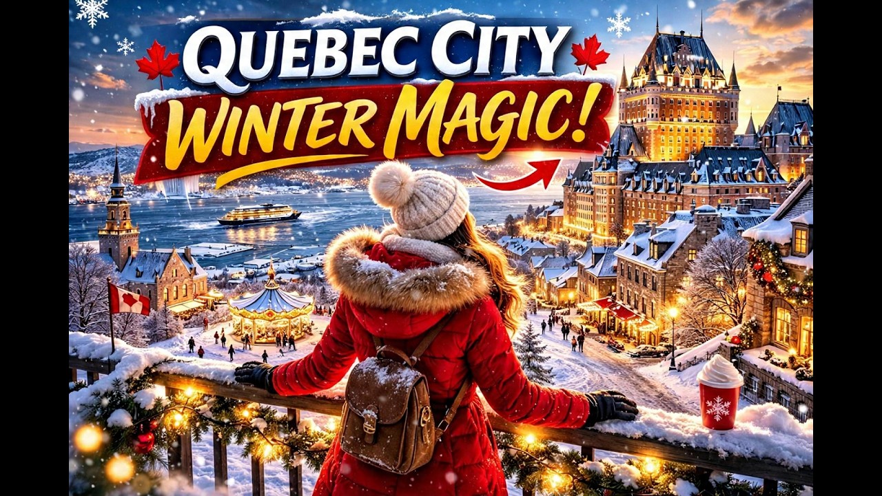 Quebec City Winter Guide 2026 ❄️ Best Things to Do, Old Quebec & Ice Hotel