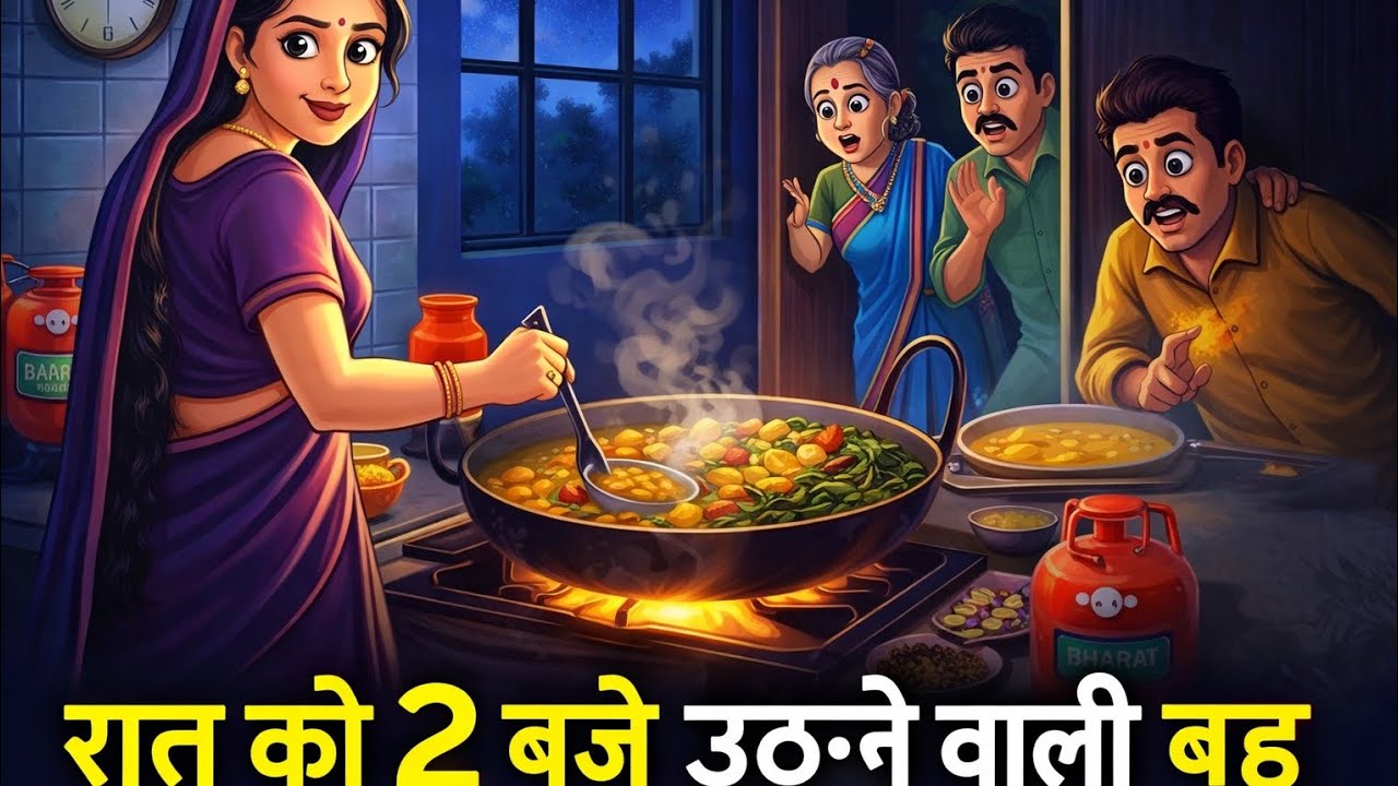 Raat ko 2 bje uthne vali bahu / hindi stories 