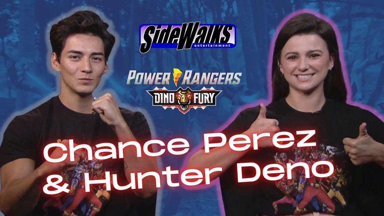 Chance Perez and Hunter Deno on Power Rangers Dino Fury, fans, Cosmic Fury and off set fun