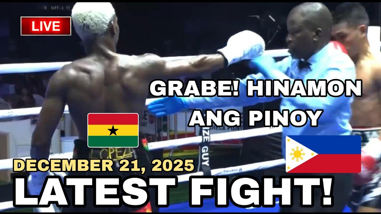 LATEST FIGHT! December 21, 2025 l Dalawang Knockout puncher nag salpokan sa Ghana