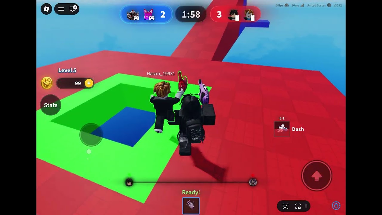 Playing Roblox swap￼ duals