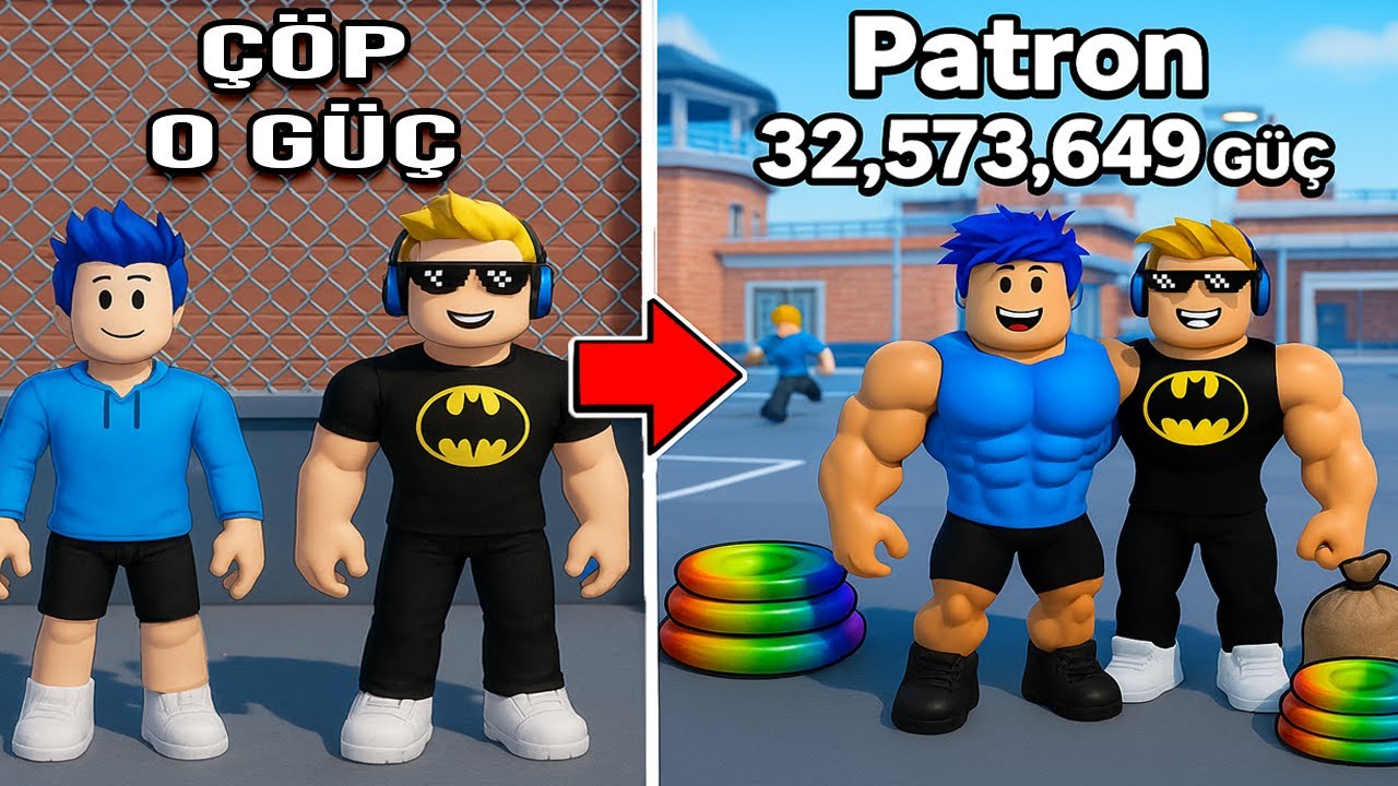 HAPİSHANEDE KAS YAPTIK! 💥 Roblox