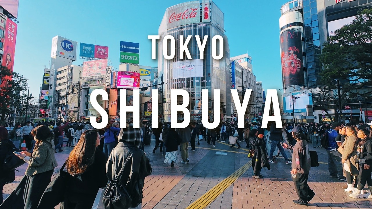 Walking through the crowds in Shibuya, on a Saturday | Tokyo Walking Tour | 4K | DJI Osmo Action4