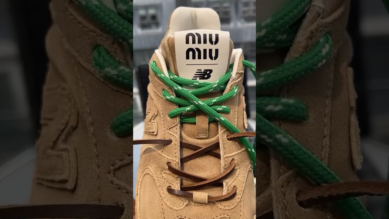 A $1,170 New Balance 💀&hellip; #miumiu x #newbalance #collab #sneakers @beyondstyleofficial