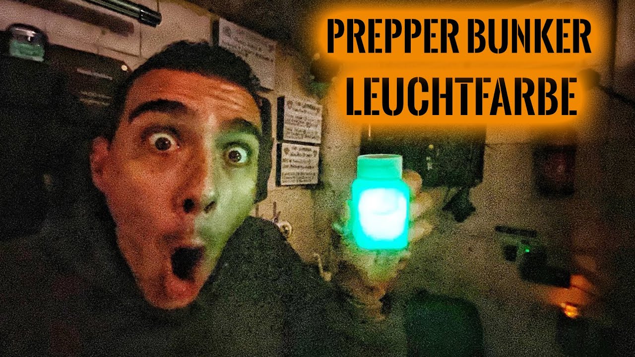 PREPPER BUNKER bekommt LEUCHTFARBE | Orientierung bei STROMAUSFALL | Survival Mattin