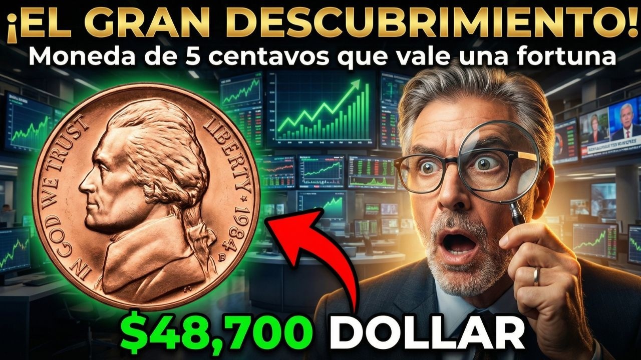 🔥 ¡Moneda de 5 Centavos 1984 Jefferson que Vale $48,700! ¿La Tienes en Casa?