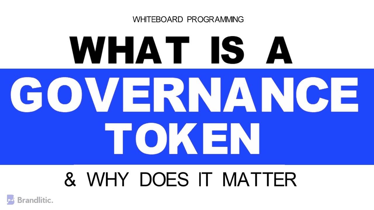 What is a Governance Token Explained in Crypto | Why are Governance Tokens Valuable