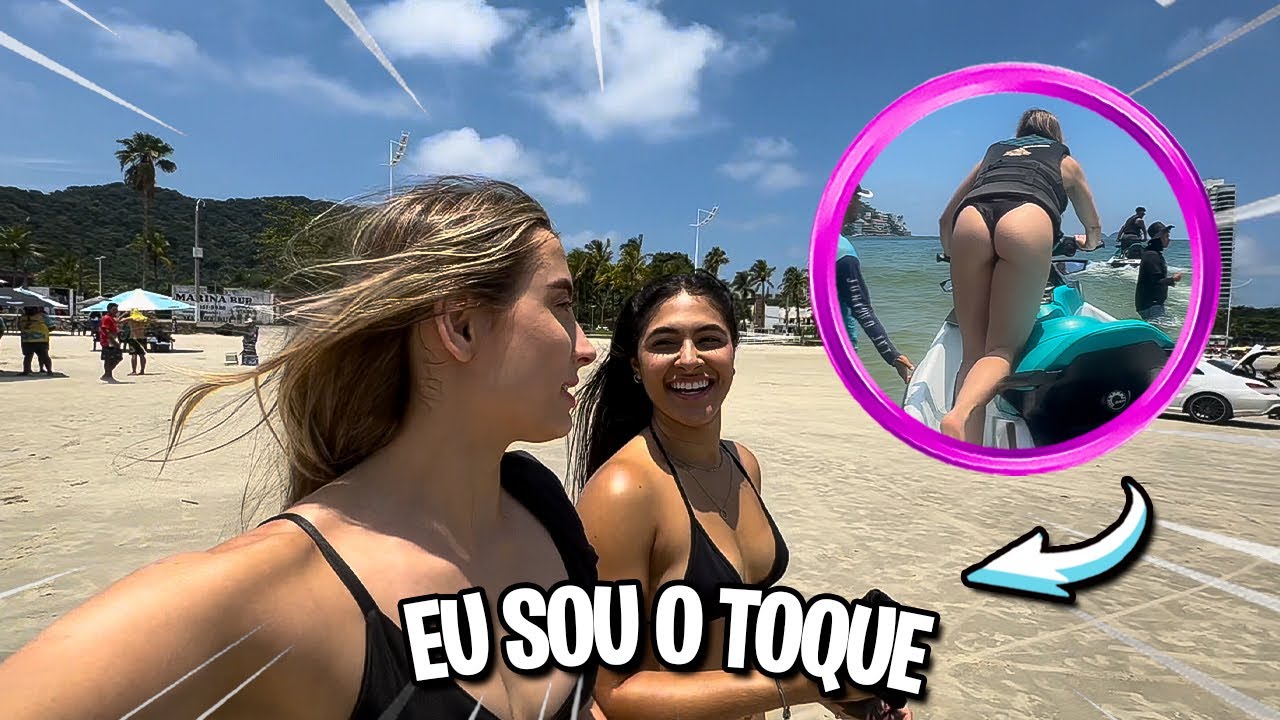 ELA ANDOU DE JETSKI PELA PRIMEIRA VEZ
