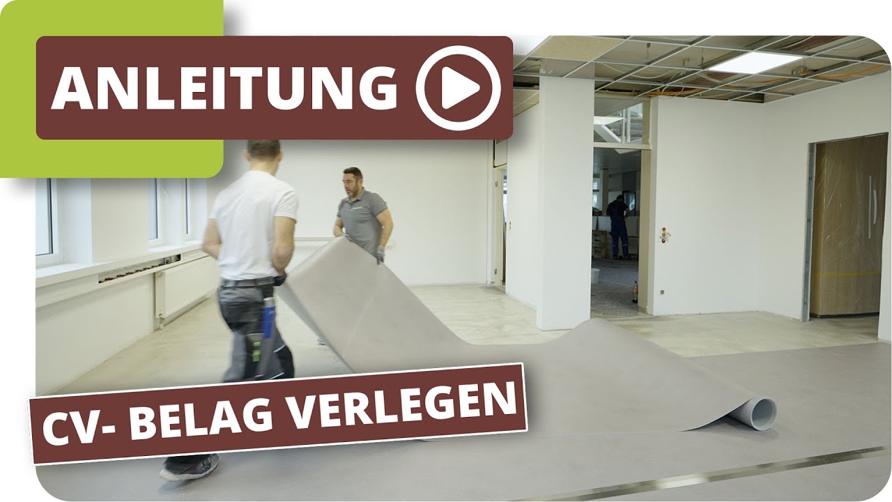 PVC-Belag verlegen und verschweißen