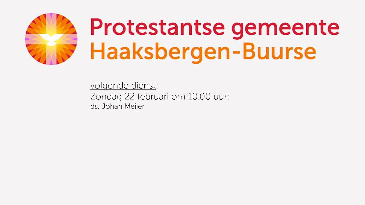 Live uitzending Protestantse kerk te Haaksbergen