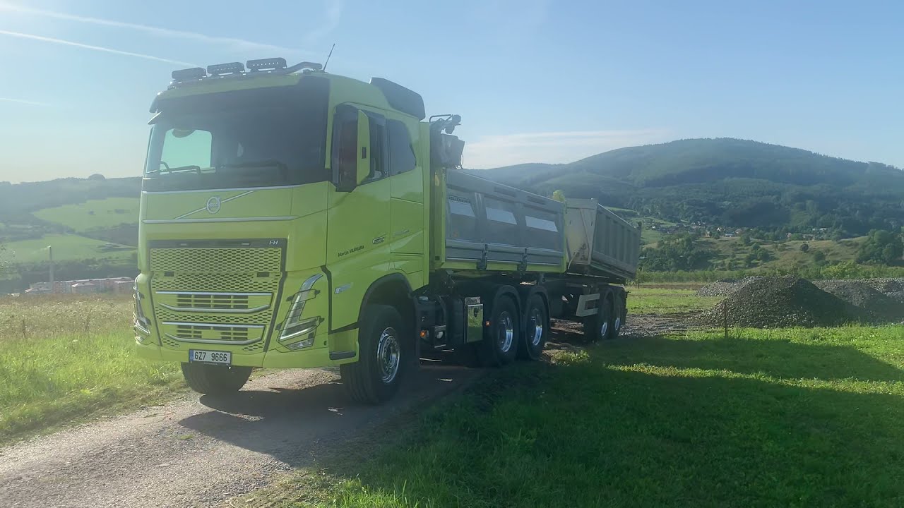 Volvo FH 540 Kipper New Generation unload stone