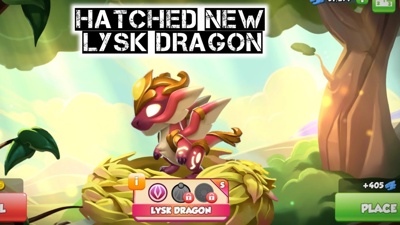 Hatched LYSK dragon- Dragon mania legends| #dml #dungeon