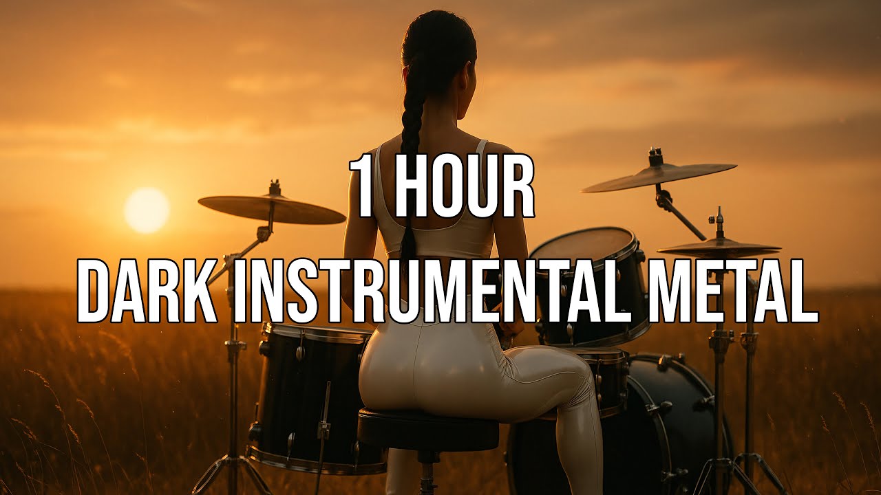 1 Hour Dark Instrumental Metal | Djent / Groove / Cinematic | Focus, Gym, Coding, Gaming