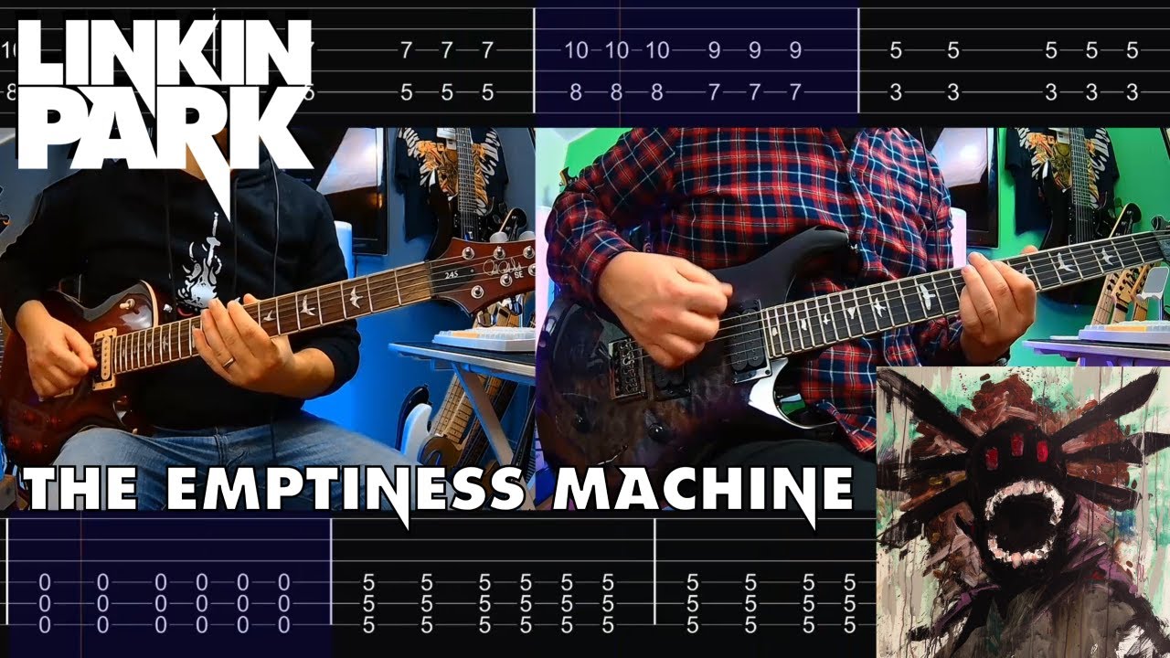 Linkin Park - The Emptiness Machine |Guitar Cover| |Tab|