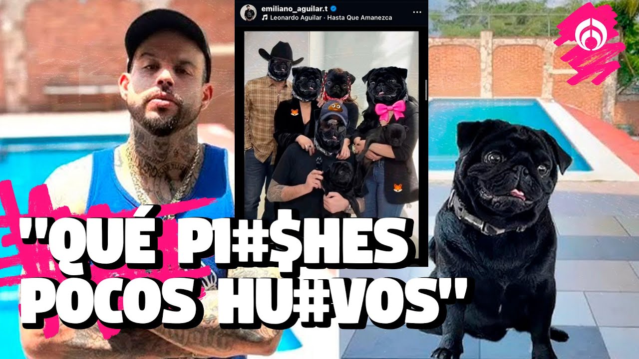 ¡Se puso perro! Emiliano Aguilar se defiende de un post de burla con la mascota de Pepe