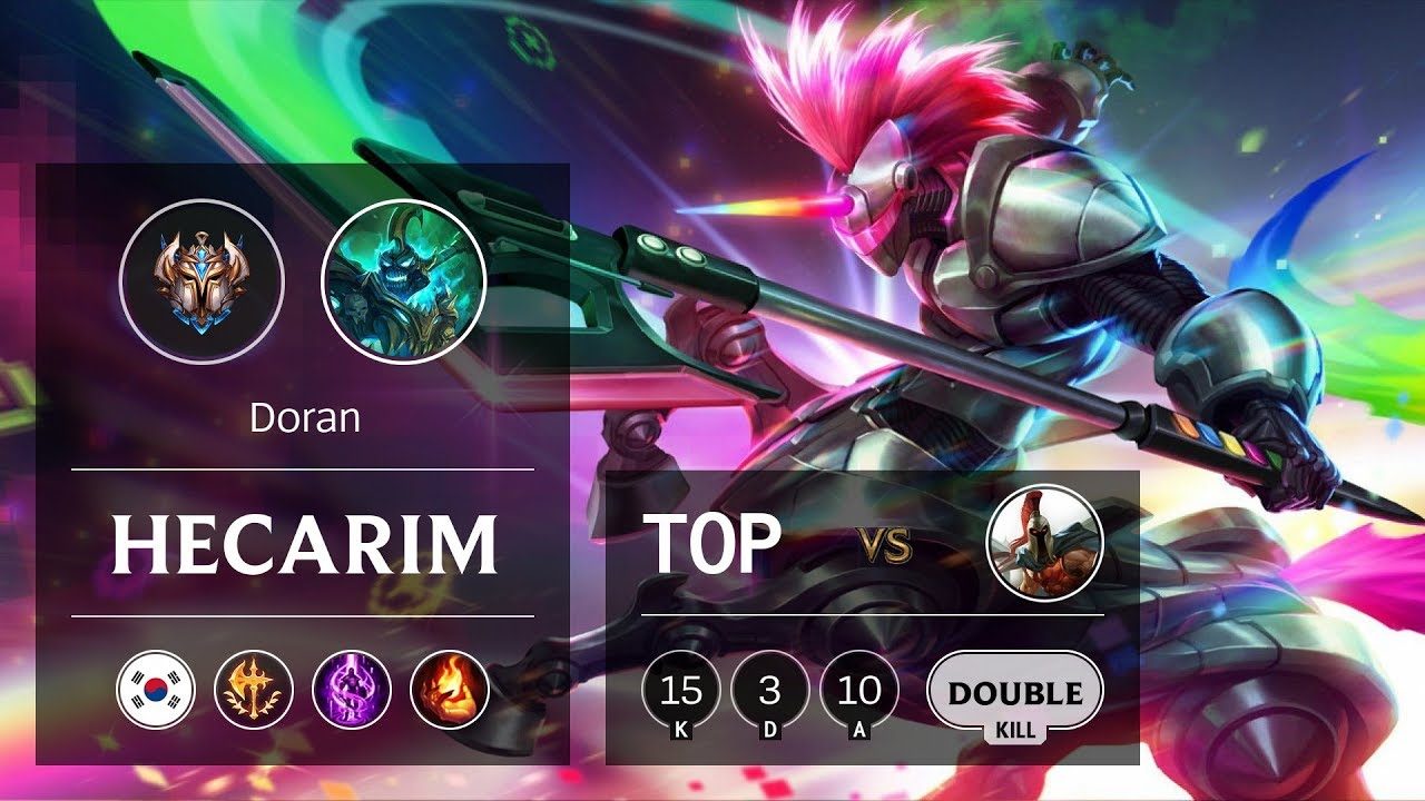 Hecarim Top vs Pantheon - KR Challenger Patch 9.8