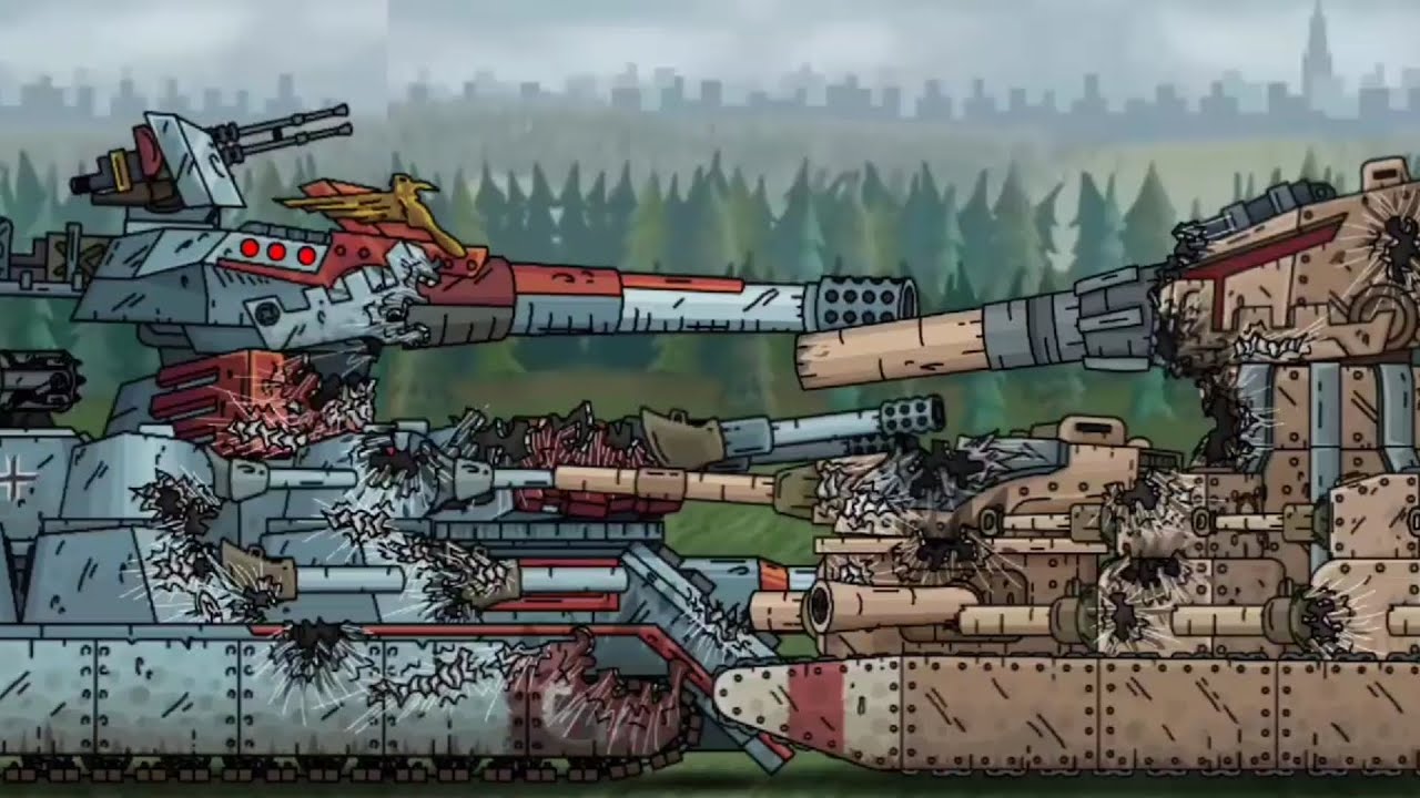 PZ-442.0 против FV-44 - Мультики про танки（Отменить/Незакончено）