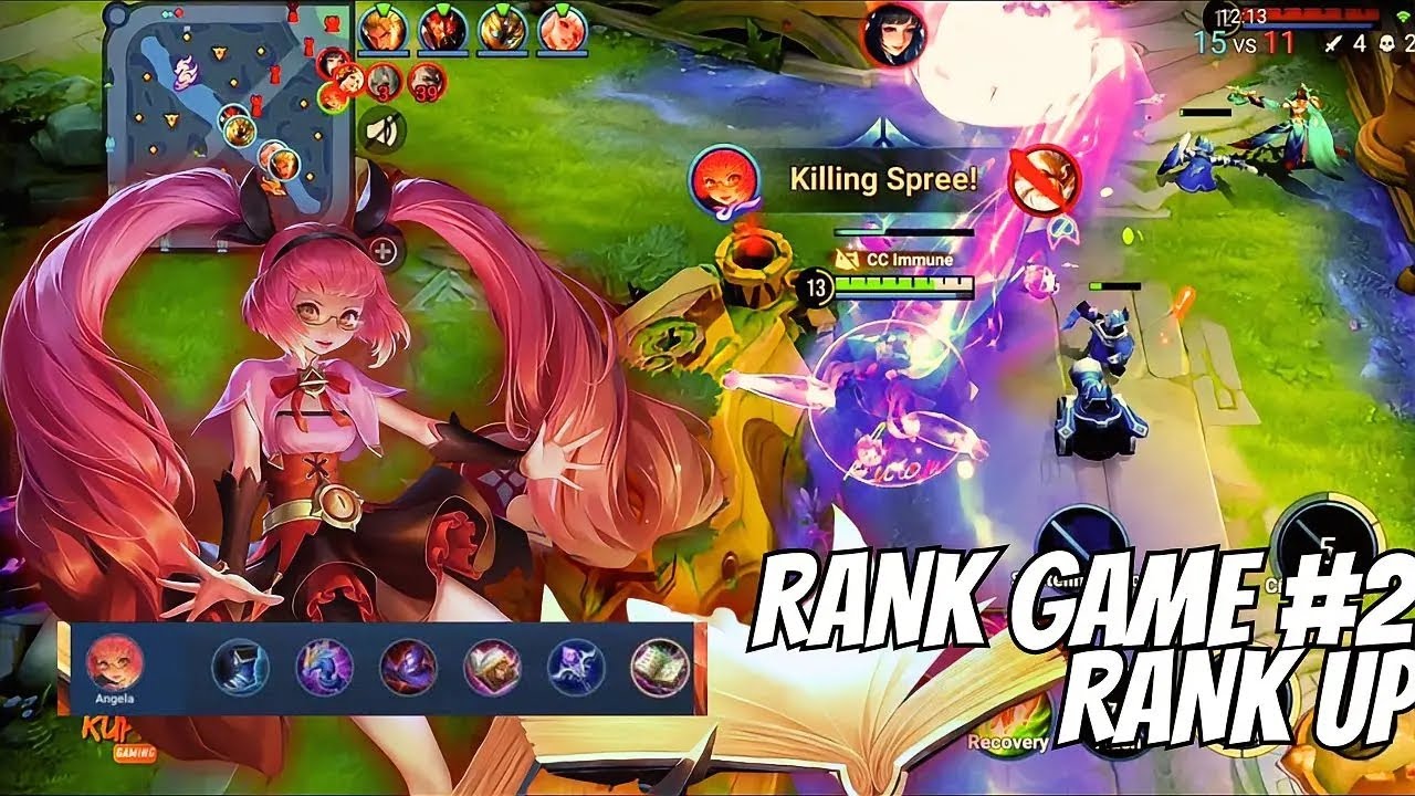 I Used Angela To Rank Up In HoK No. 2 | HoK Rank Game | Kuphal Gaming