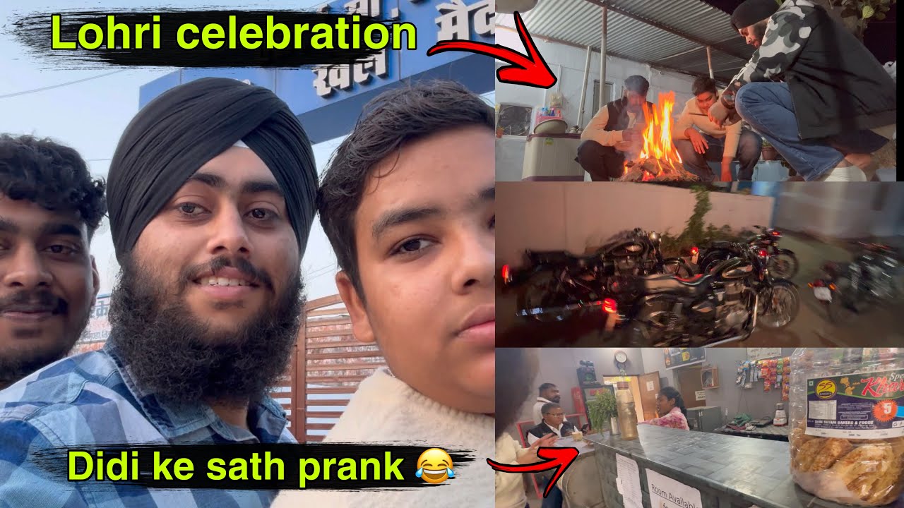 Lohri Celebration 🔥 | Didi Ke Sath Prank 😂 | Full Masti Vlog