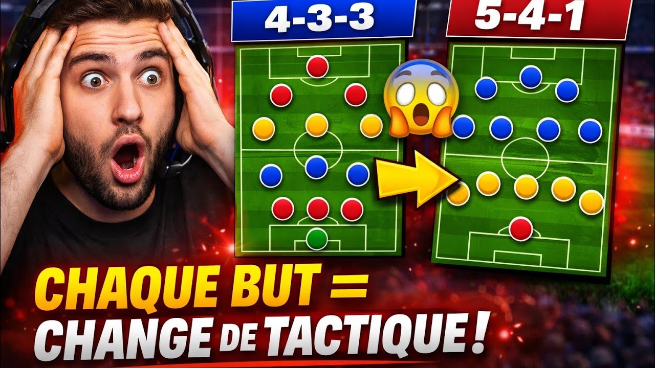 Chaque But Encaissé = Je Change de Formation 😱  (eFootball Chaos)