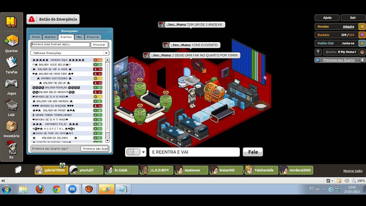 Como Fazer o BUG Do Evento Habbo/PT/BR