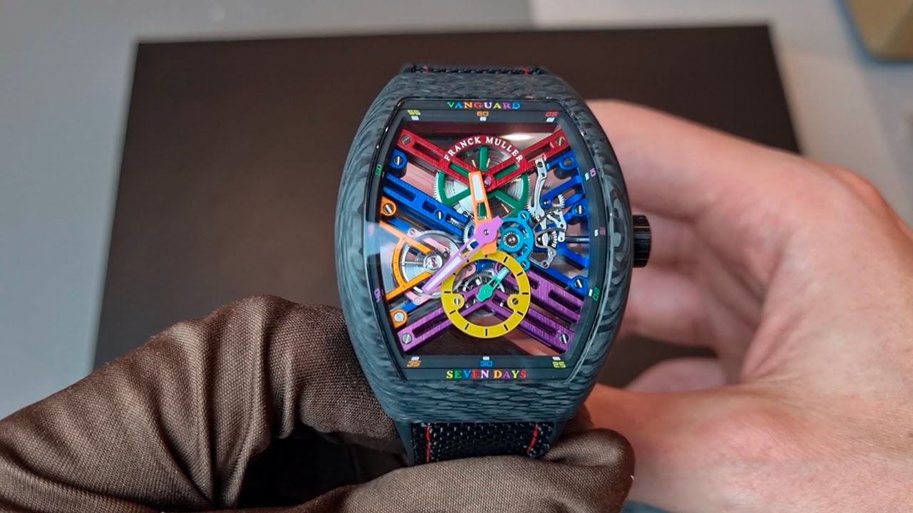 Montre Franck Muller Vanguard Skeleton Color Dreams à 58,500€ Avis !