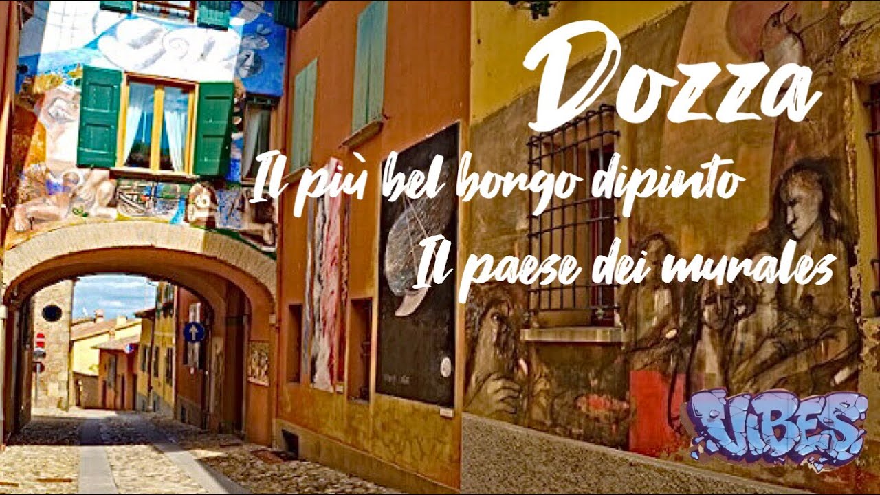 Dozza, il pi&ugrave; bel borgo dipinto, il paese dei murales