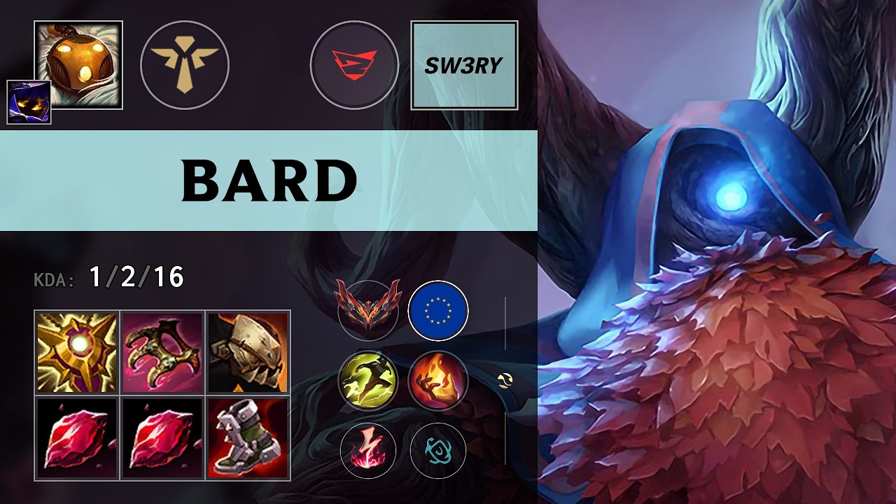 (RBLS Sw3ry) Bard Support vs Nami - EUW Grandmaster Patch 26.15