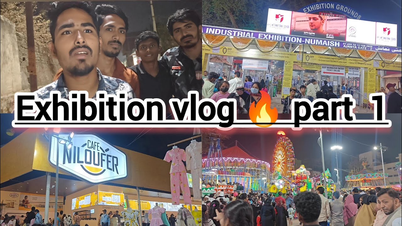 We are going to Nampally  famous Exhibition vlog part 1. 🤯🔥🤯
