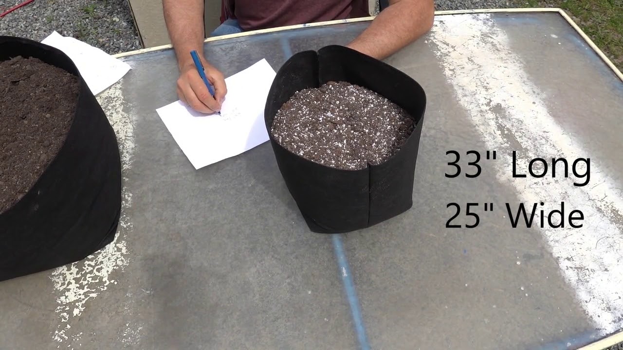 Diy How To Calculate Fabric Size For Making Grow Bags