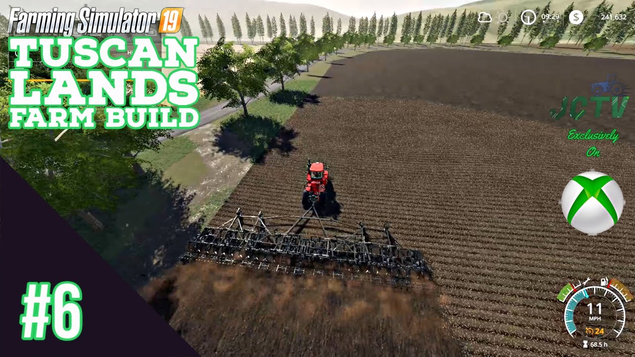 Farming Simulator 19 | Tuscan Lands Farm Build | Ep. 6 | Timelapse