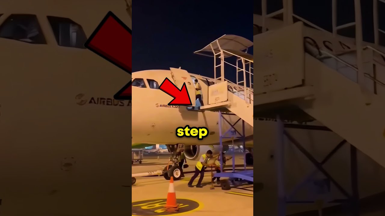 Airline Worker Falls Out Of The Plane 😳✈️