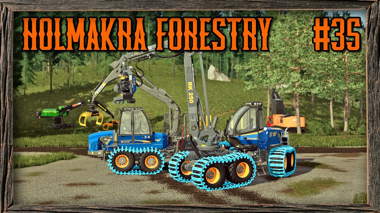 Testing out the Rottne Range - Holmakra Forestry - FS19 - Ep 35