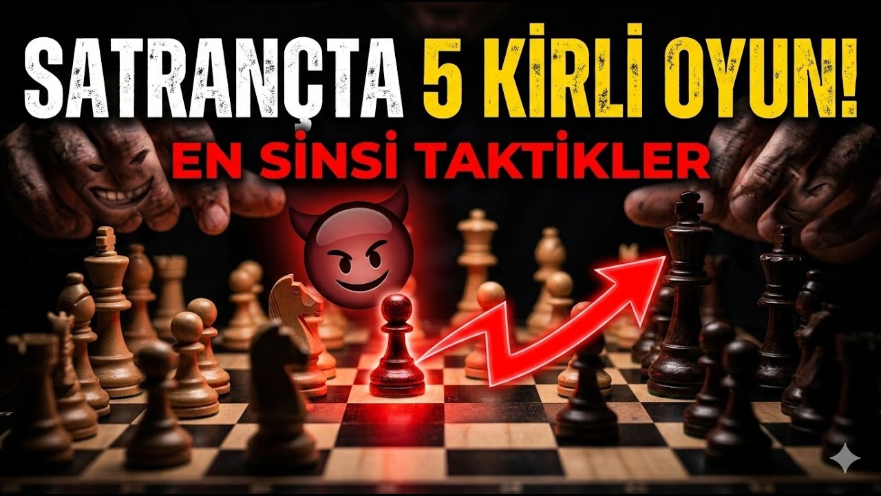 ♟️ Satranç Tahtasının Karanlık Yüzü: En Sinsi 5 Taktik!