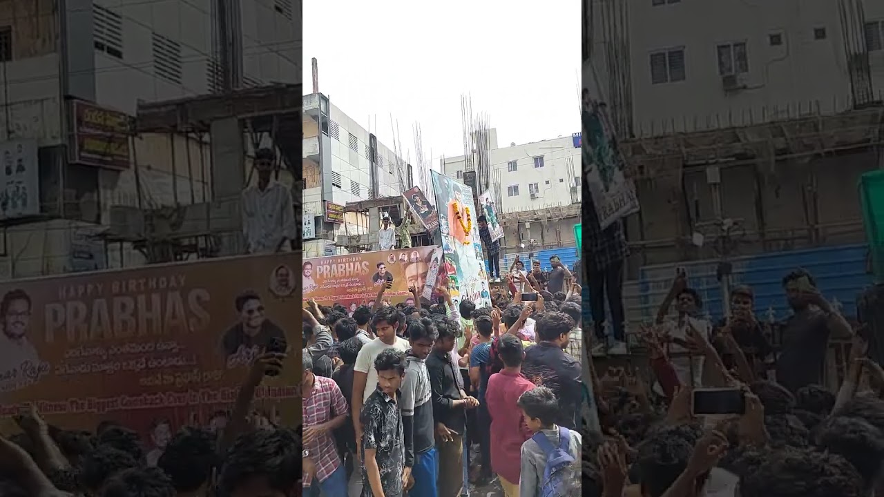 prabhas birthday celebrations gajuwaka