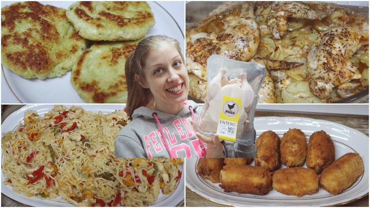 5 COMIDAS con 1 POLLO ENTERO🍗😯 ¡Para toda la Semana! 👩🏼‍🍳