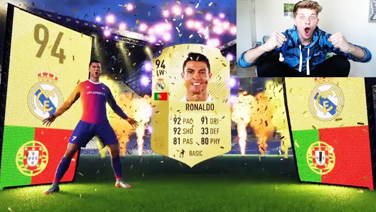 FIFA 18 - RONALDO IN A PACK OPENING ANIMATION ⛔️🔥⛔️ - ULTIMATE TEAM (DEUTSCH)