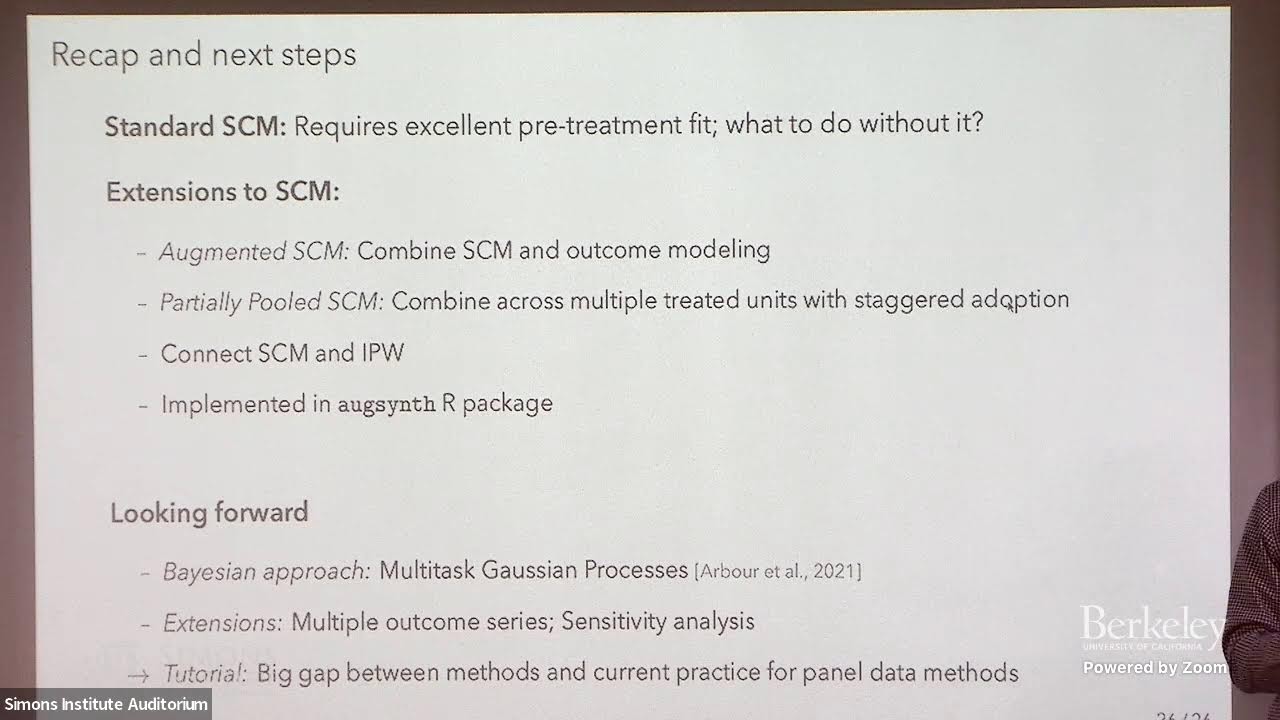 Balancing Weights For Causal Effects With Panel Data: Some Recent Extensions To The Synthetic...