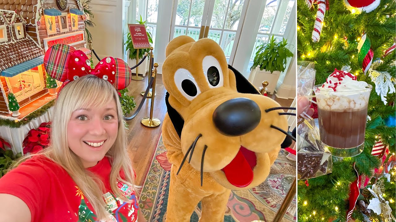 Disney's Yacht Club, Beach Club & Boardwalk - NEW Gingerbread Displays, Holiday Treats, Characters!