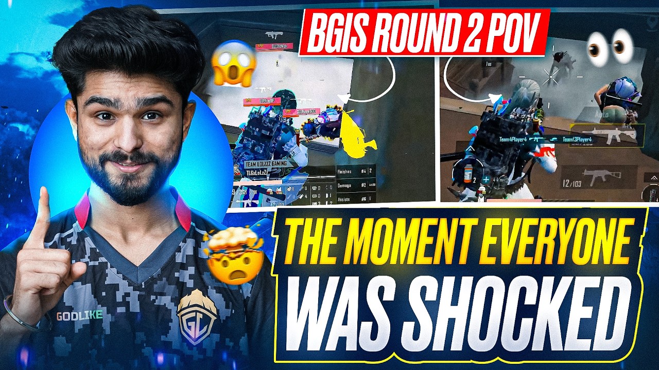 THIS BGIS CLUTCH SHOCKED EVERYONE 😱 | TEAM LoLzZz Gaming BGIS ROUND 2 POV