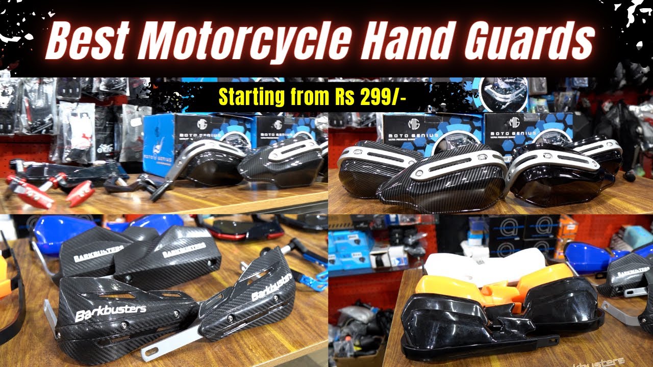 Best Motocycle Hand Guards | Must Have Product | 🔥#handguard #sansclassicparts #barkbusters #mg