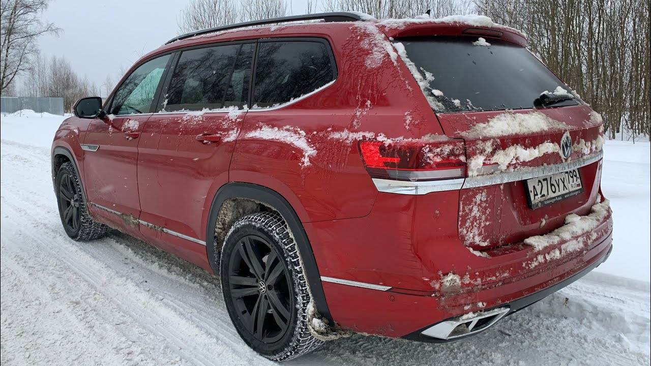 Volkswagen Teramont V6 - объемом по трассе / Фольксваген Терамонт Рестайлинг
