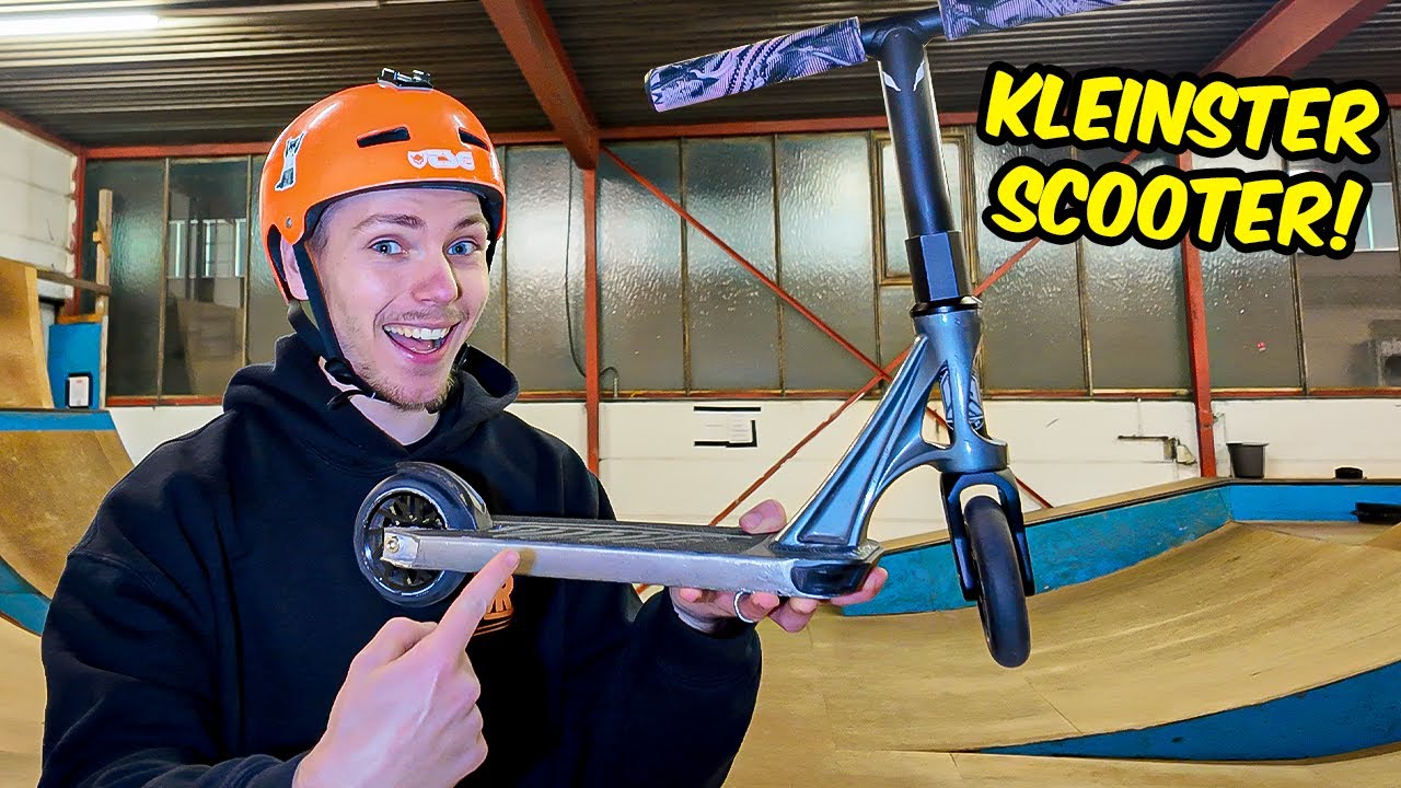 Mit dem KLEINSTEN Scooter Tricks machen!
