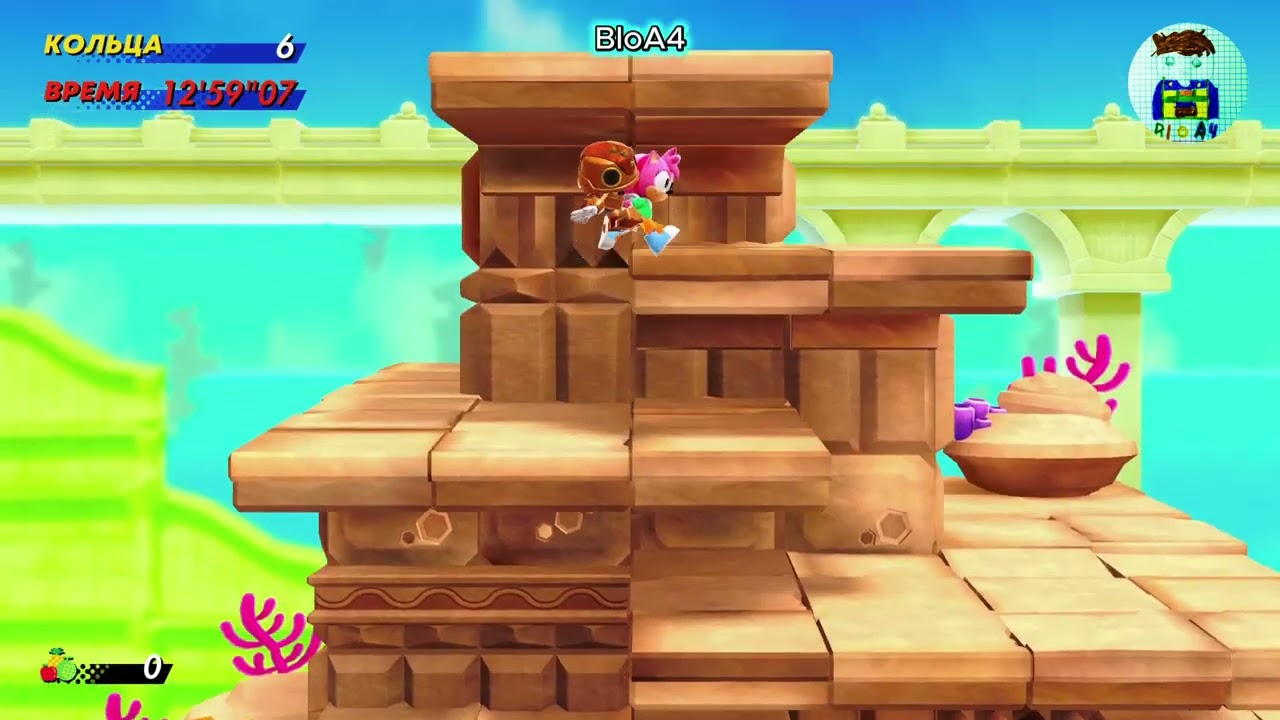 Sonic Superstars. 4 Только игровой процесс. Без комментария.