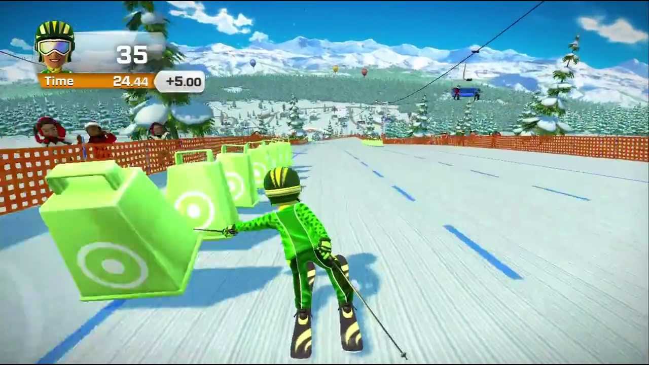 Cool Ringings skiing Kinect Sports Season Two Xbox 360 720P gameplay