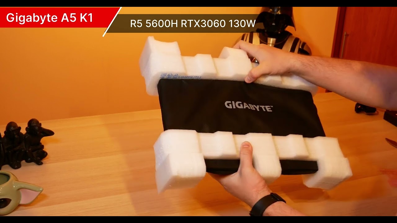 Gigabyte A5 K1 RTX3060 130W Unboxing