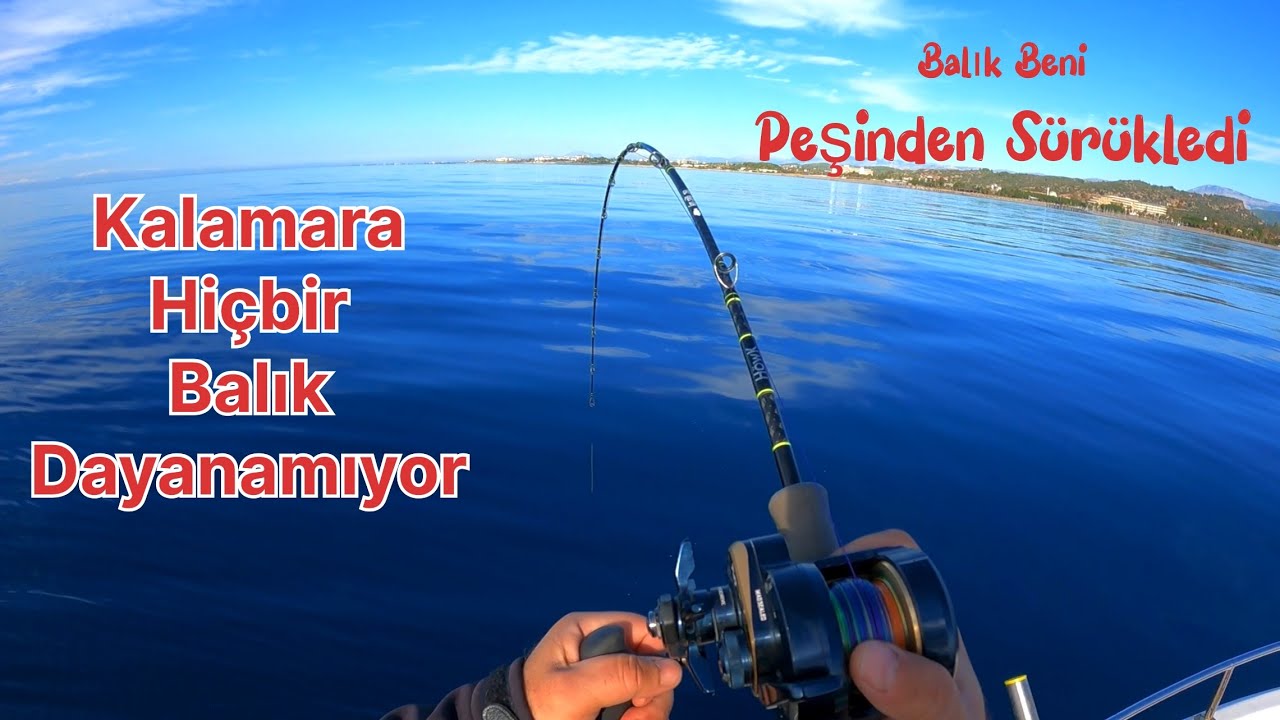 Köpek balığı sanmıştım ama yanılmışım..Siz siz olun balığı tekneye alana kadar karar vermeyin…